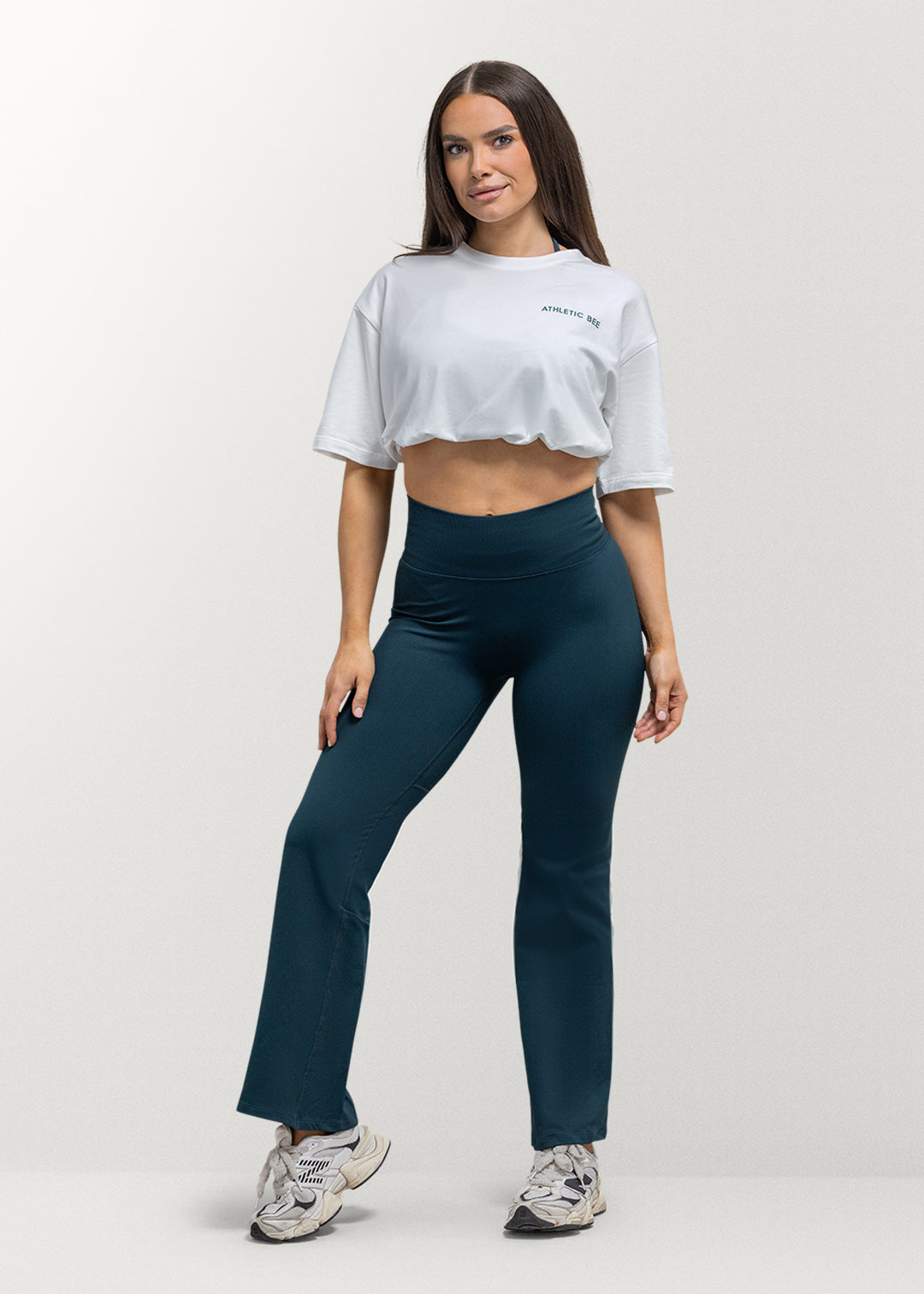 T-shirt oversize de sport pour tous les jours, blanc