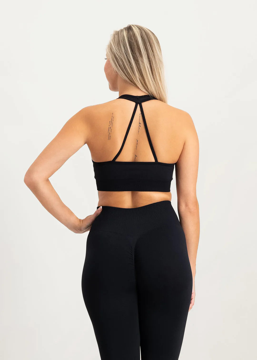 Brassière Flare Scrunch Noir