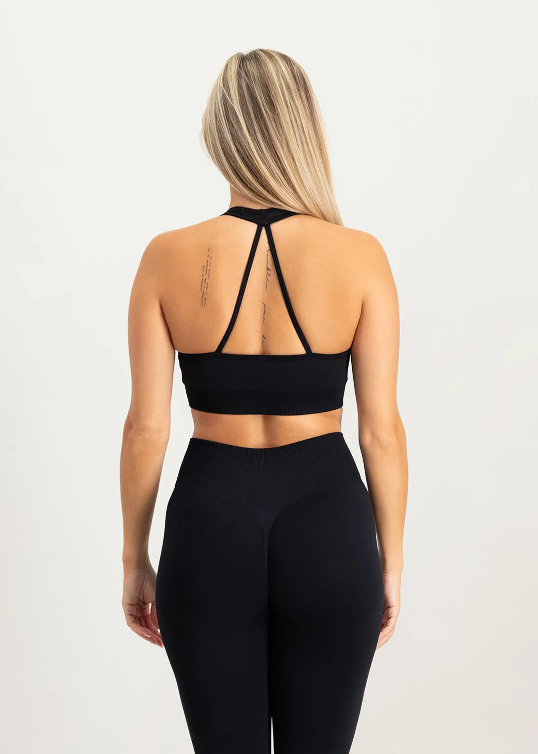 Brassière Flare Scrunch Noir