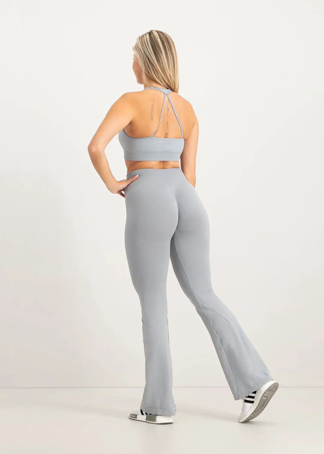 Flare Scrunch Bra - Gris