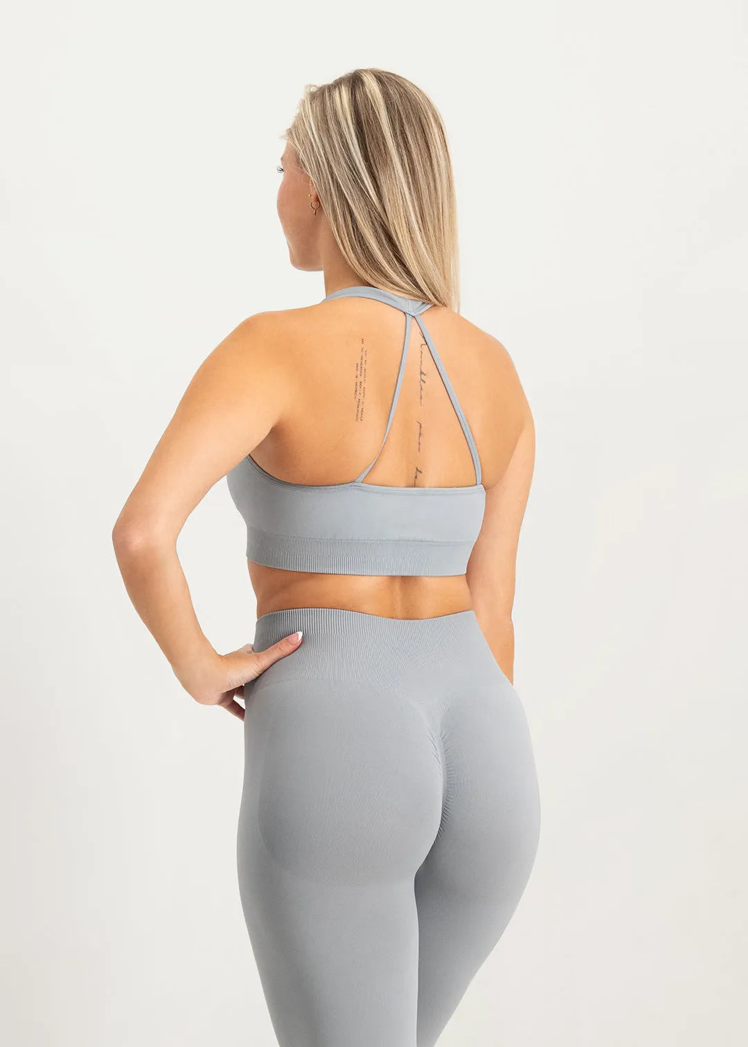 Flare Scrunch Bra - Gris