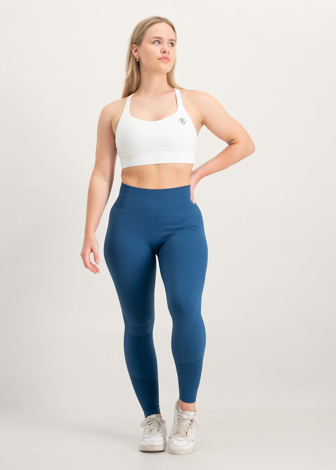 Fusion V2 - Legging Scrunch Seamless Bleu Nuit