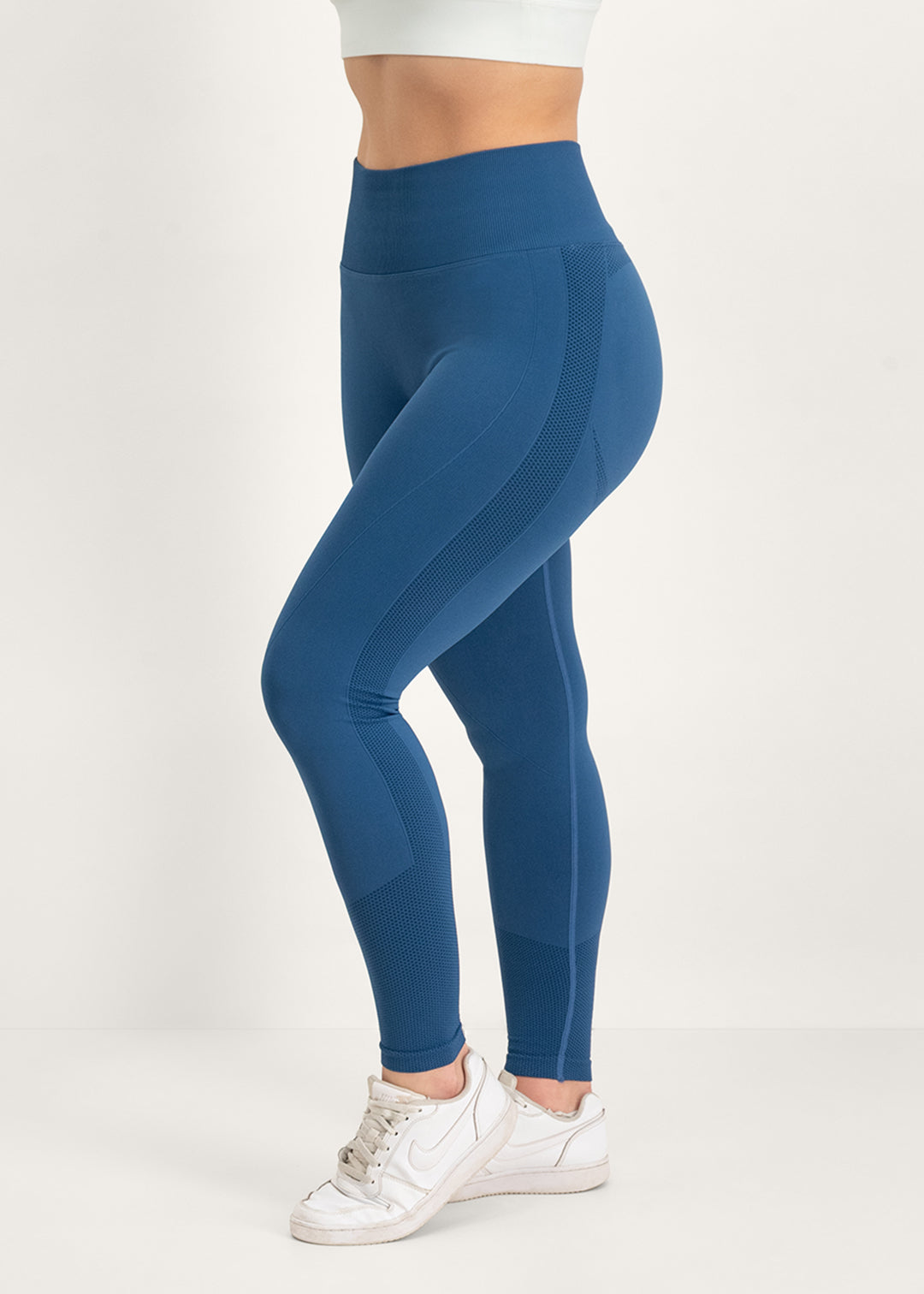 Fusion V2 - Legging Scrunch Seamless Bleu Nuit