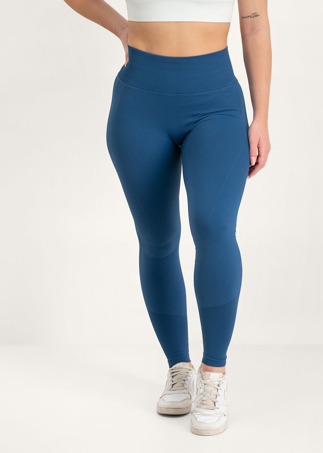 Fusion V2 - Legging Scrunch Seamless Bleu Nuit