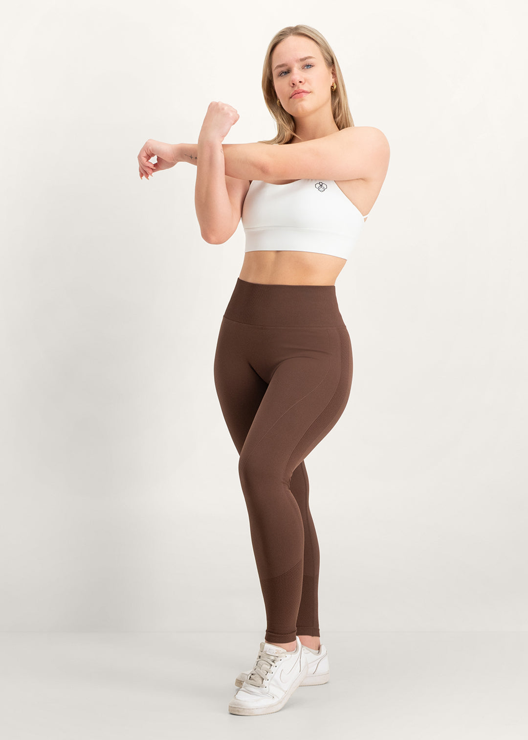 Fusion V2 - Legging Scrunch Seamless Brun Noyer