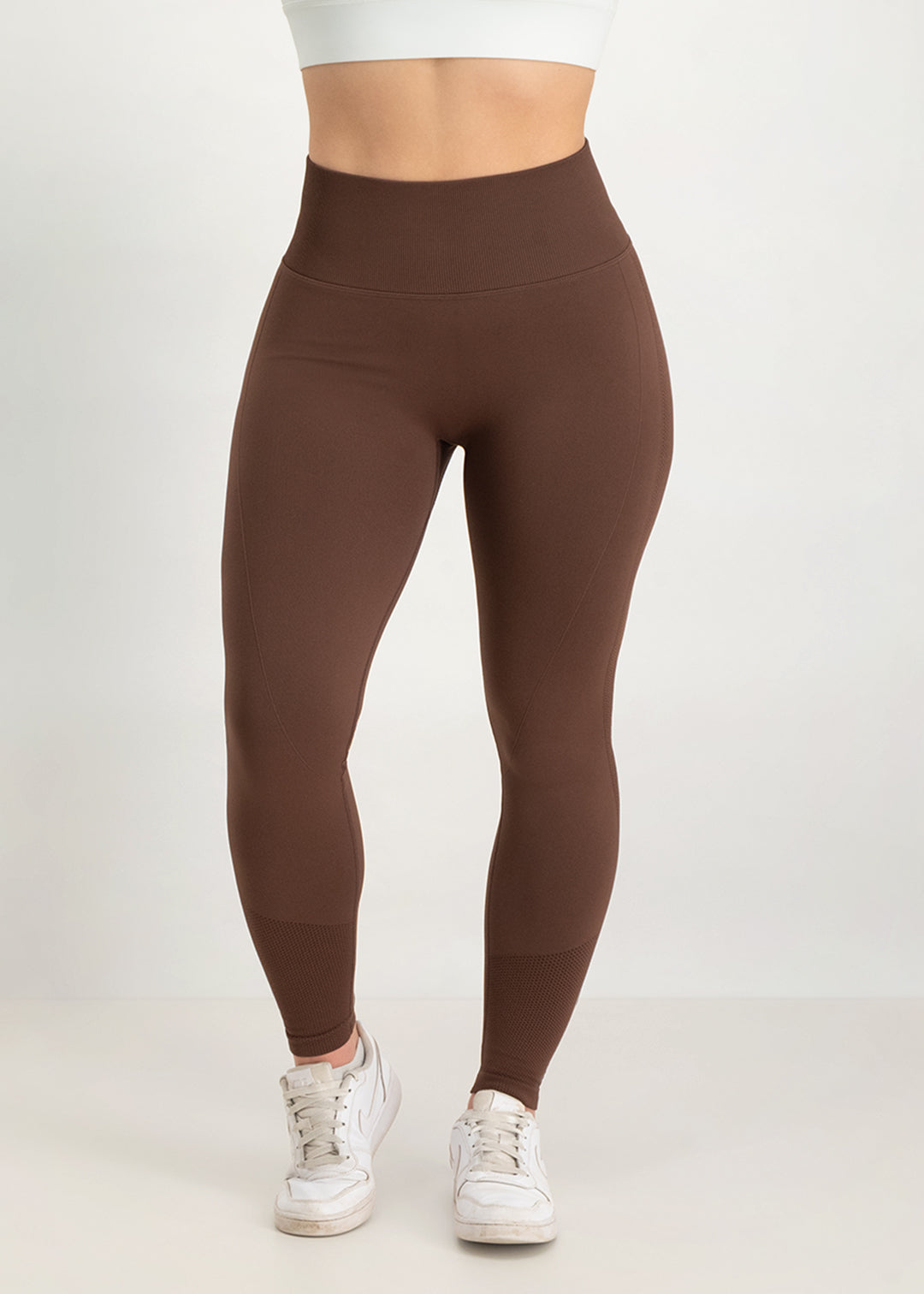 Fusion V2 - Legging Scrunch Seamless Brun Noyer