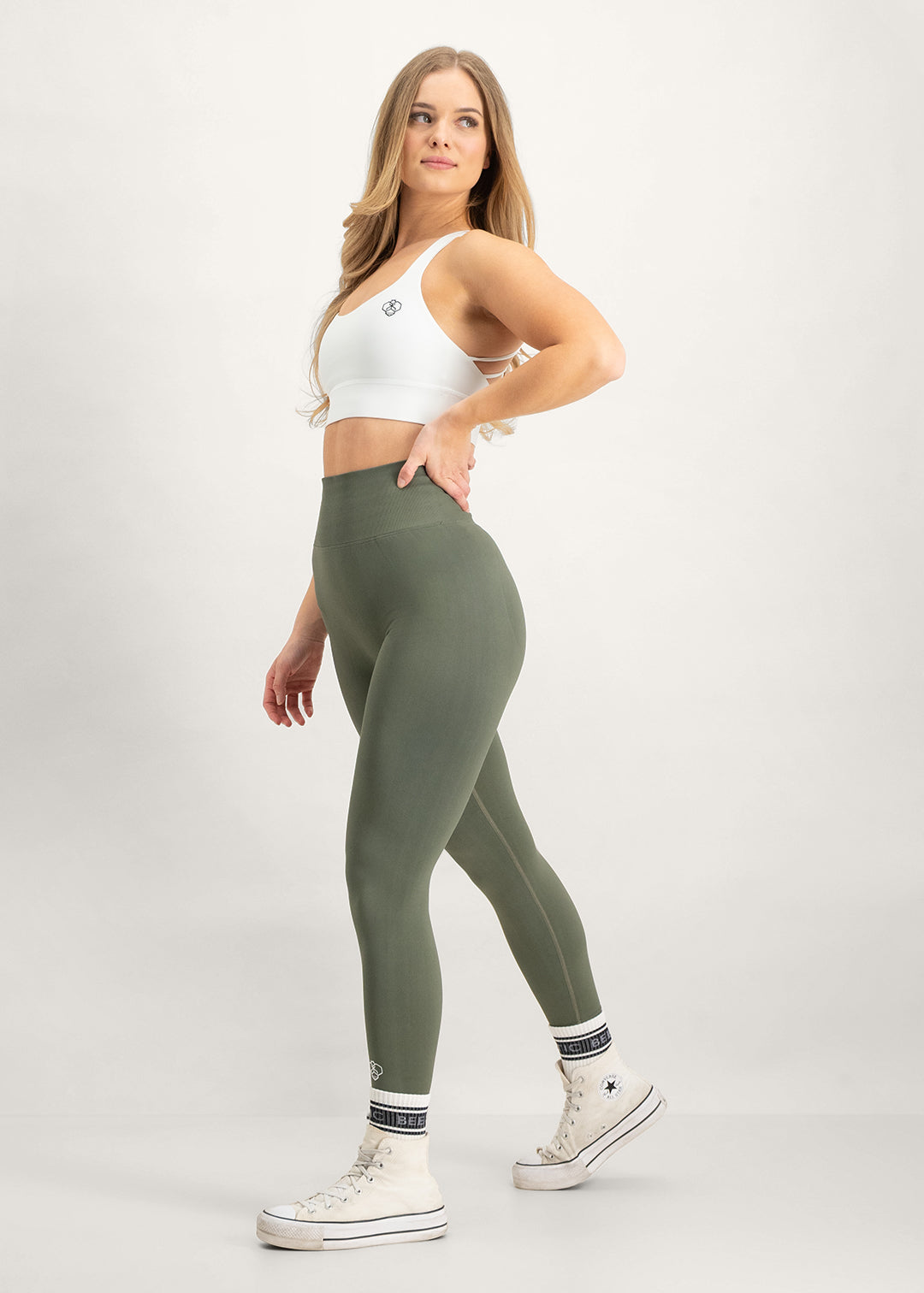 Fusion - Legging Scrunch Seamless Earth Sage