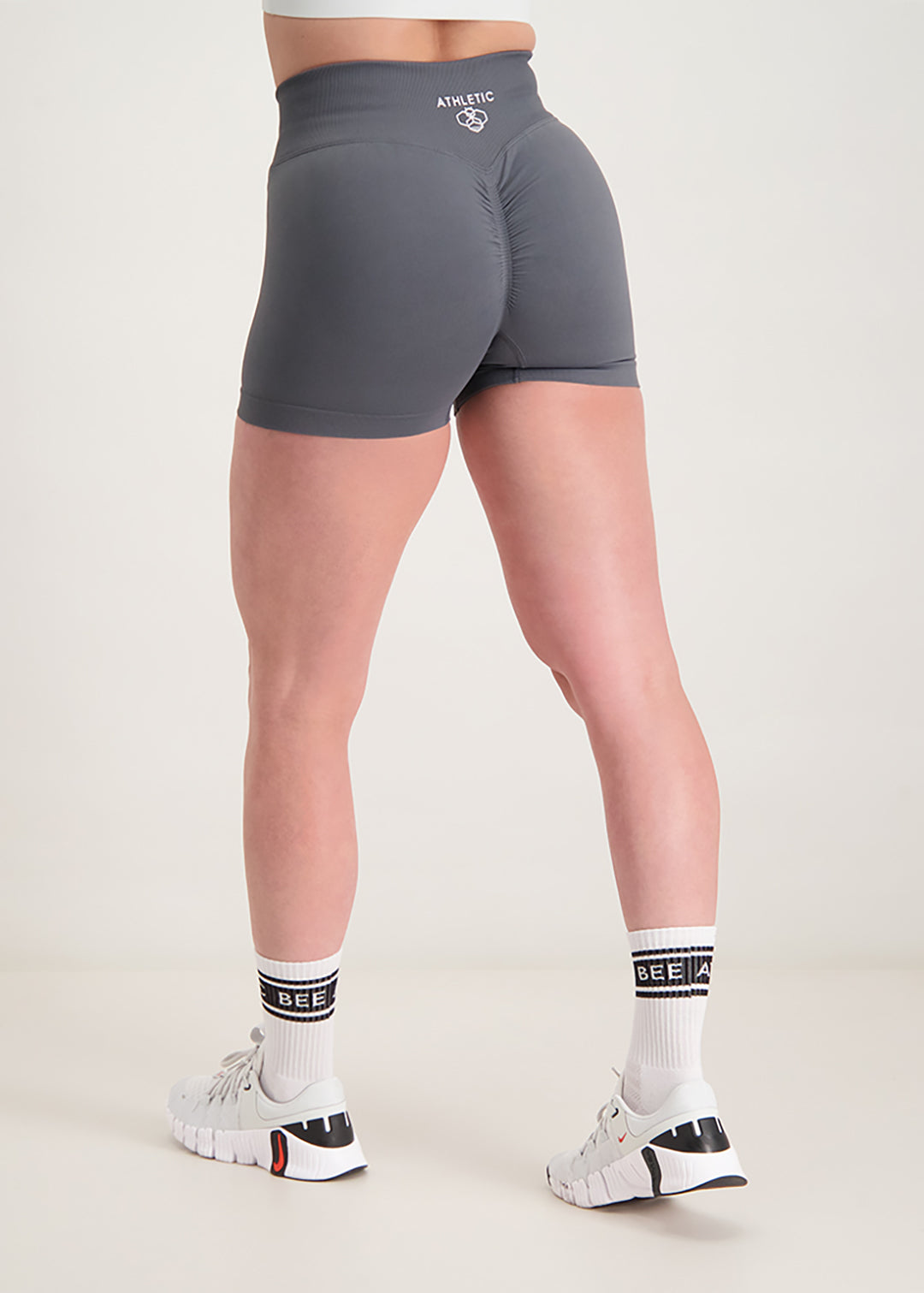 Fusion - Short Scrunch Seamless Gris